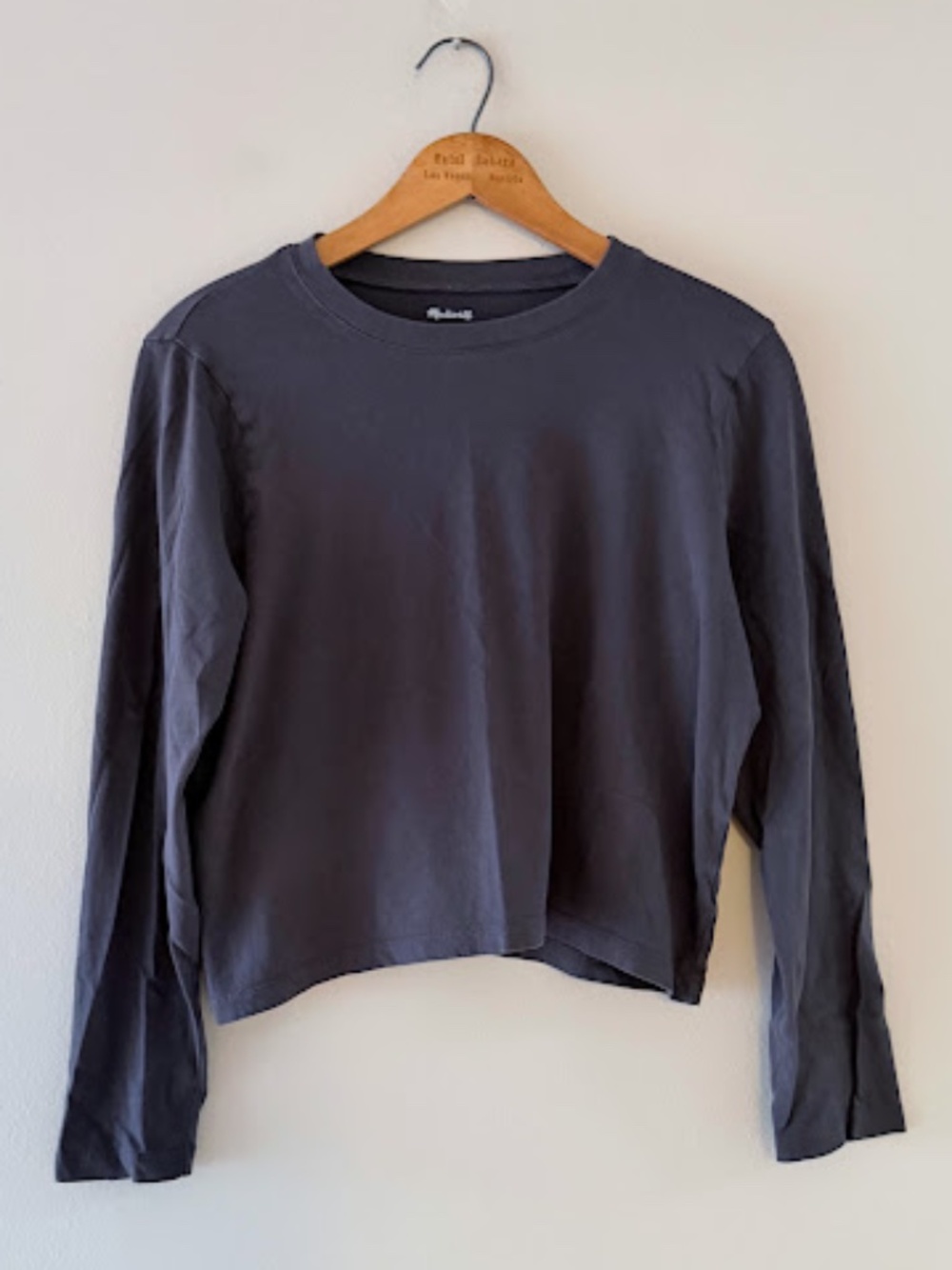 Madewell Softfade Boxy Longsleeve Tee, Sz Small